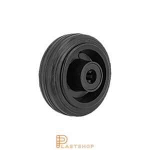 Hjul PP/gummi 80 mm 50 kg, svart bana