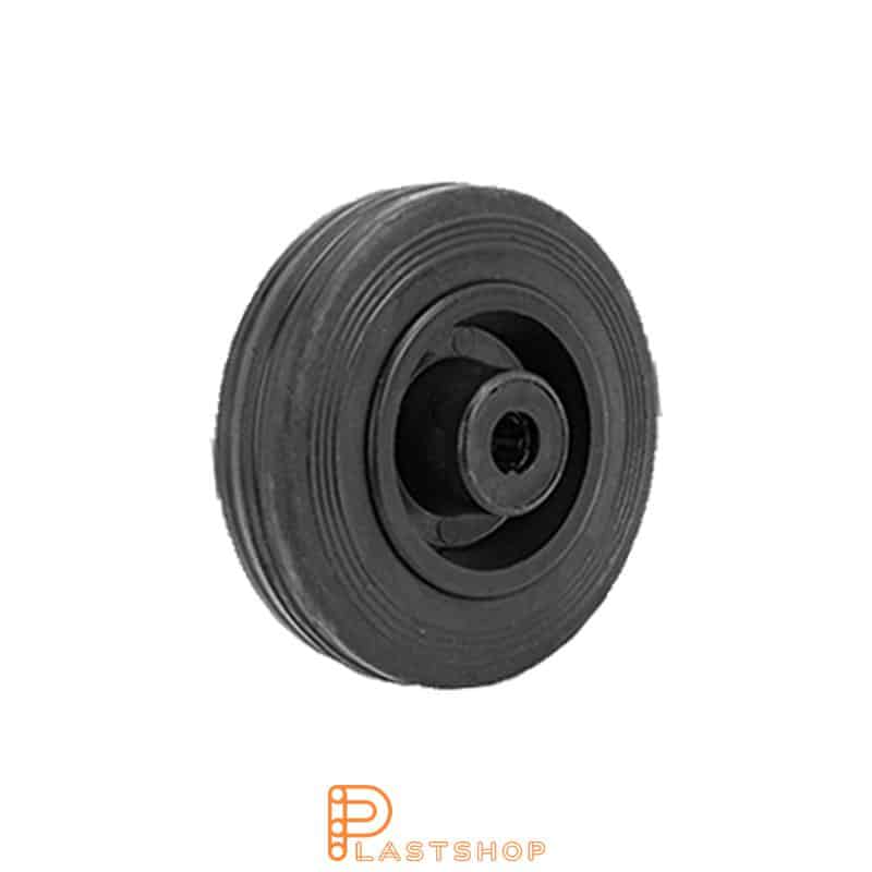 Hjul PP/gummi 100 mm 70 kg, svart bana