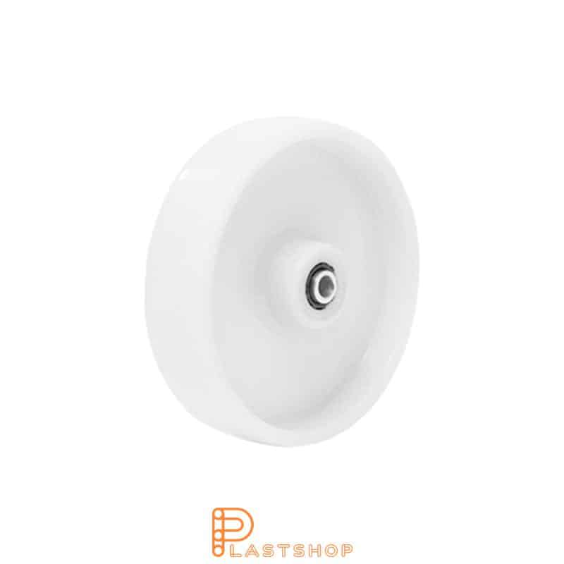 Hjul PP 100 mm 150 kg, vit bana