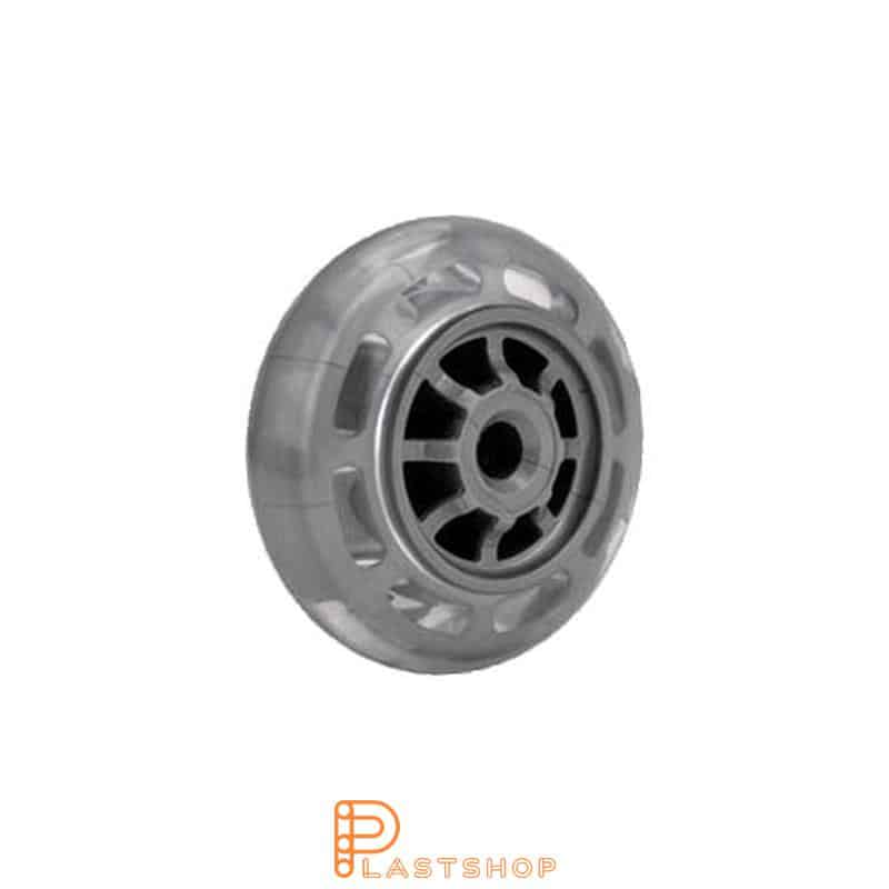 Hjul PC/PUR 50 mm 40 kg, transparent bana