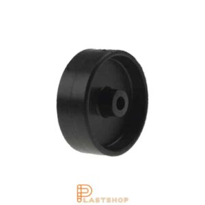 Hjul PP 50 mm 40 kg, svart bana