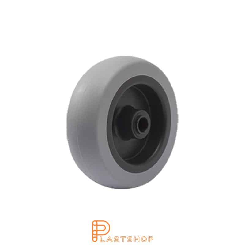 Hjul PP/TPE 75 mm 55 kg, grå bana