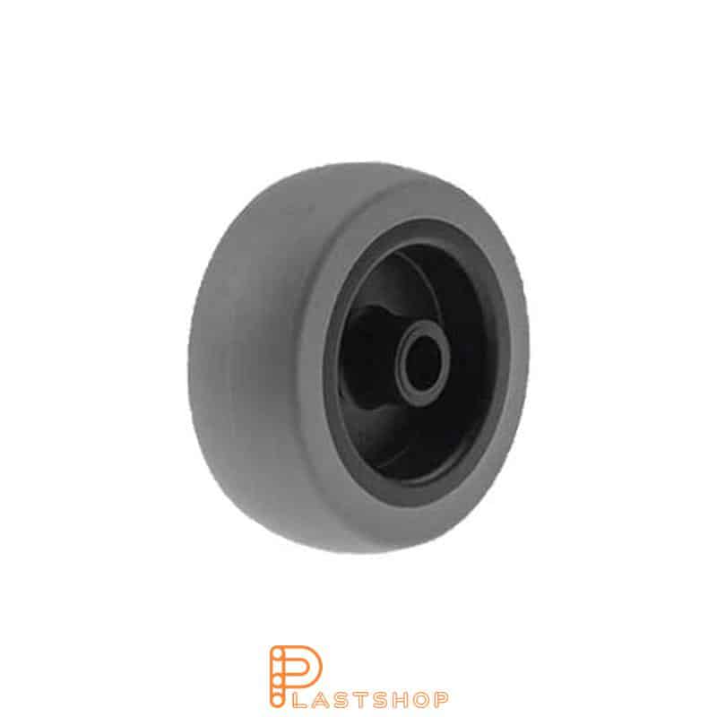 Hjul PP/PUR 75 mm 55 kg, grå bana