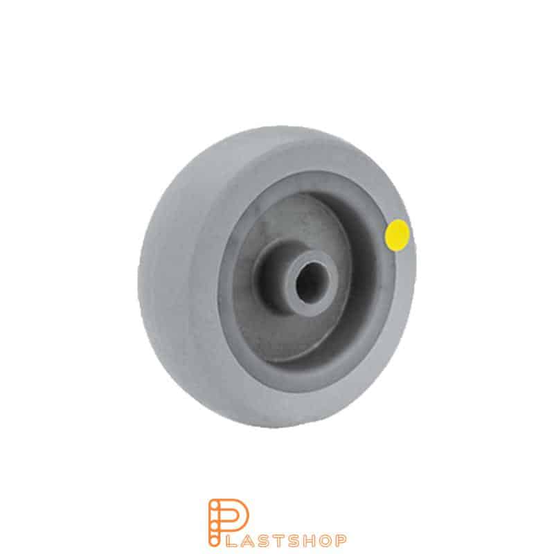 Hjul PP/TPE 75 mm 55 kg, grå bana