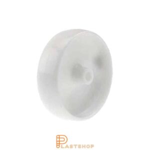 Hjul PP 125 mm 120 kg, naturfärgad bana