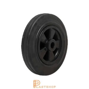 Hjul PP/gummi 200 mm 205 kg, svart bana
