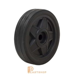 Hjul PP/ReGum 250 mm 110 kg, svart bana