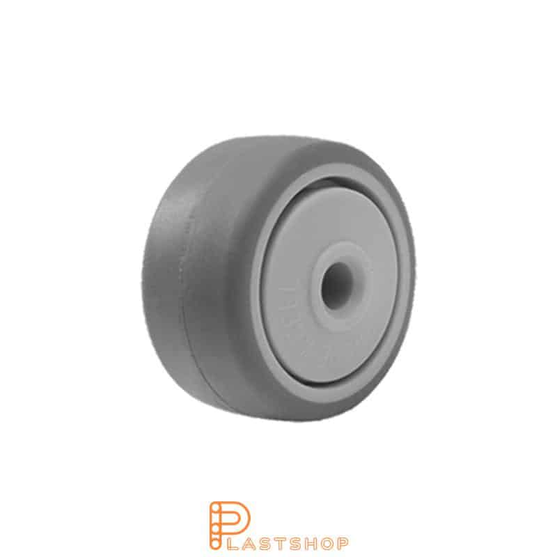 Hjul PP/TPE 50 mm 55 kg, grå bana