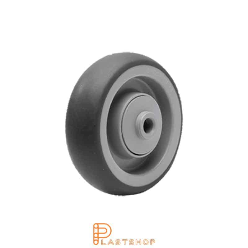 Hjul PP/TPE 100 mm 100 kg, grå bana