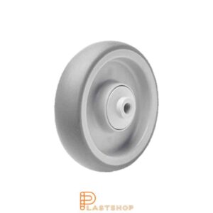 Hjul PP/TPE 125 mm 100 kg, grå bana