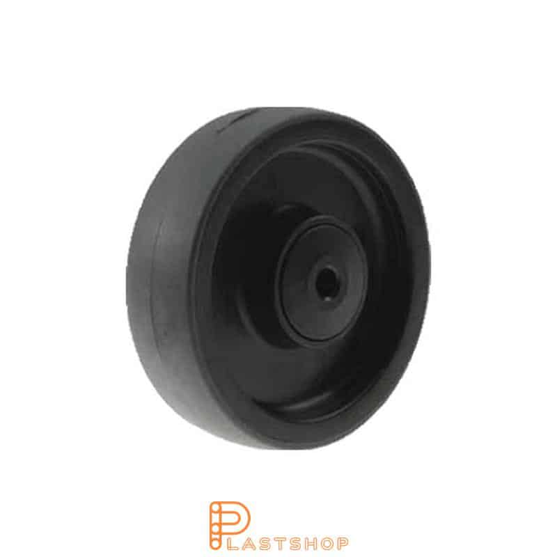 Hjul PA6/PUR 125 mm 160 kg, grå bana