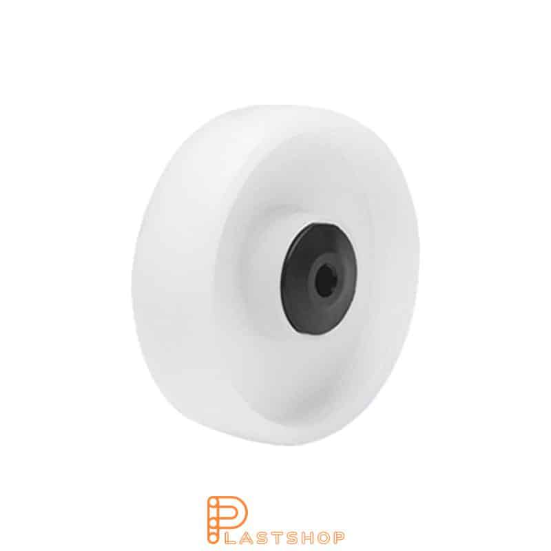 Hjul PP 125 mm 160 kg, naturfärgad bana