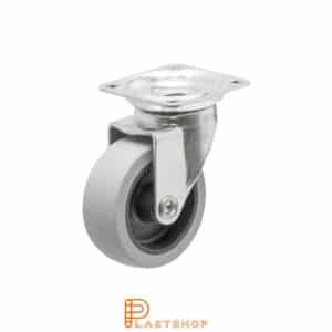 Länkhjul LP PP/TPE 50/64, 40 kg, GL, grå bana
