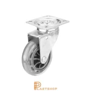 Länkhjul LP PC/PUR 75/99, 55 kg, GL, transparent bana