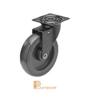 Länkhjul LP PP/PUR 100/121, 55 kg, GL, svart bana, svartlackad bygel