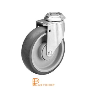 Länkhjul LC PP/TPE 125/150, 70 kg, KL, grå bana
