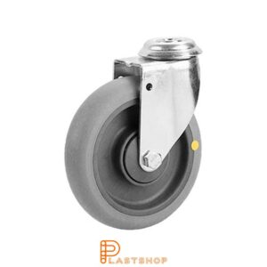 Länkhjul LC-ESD PA6/TPE 125/150, 70 kg, KL, grå bana