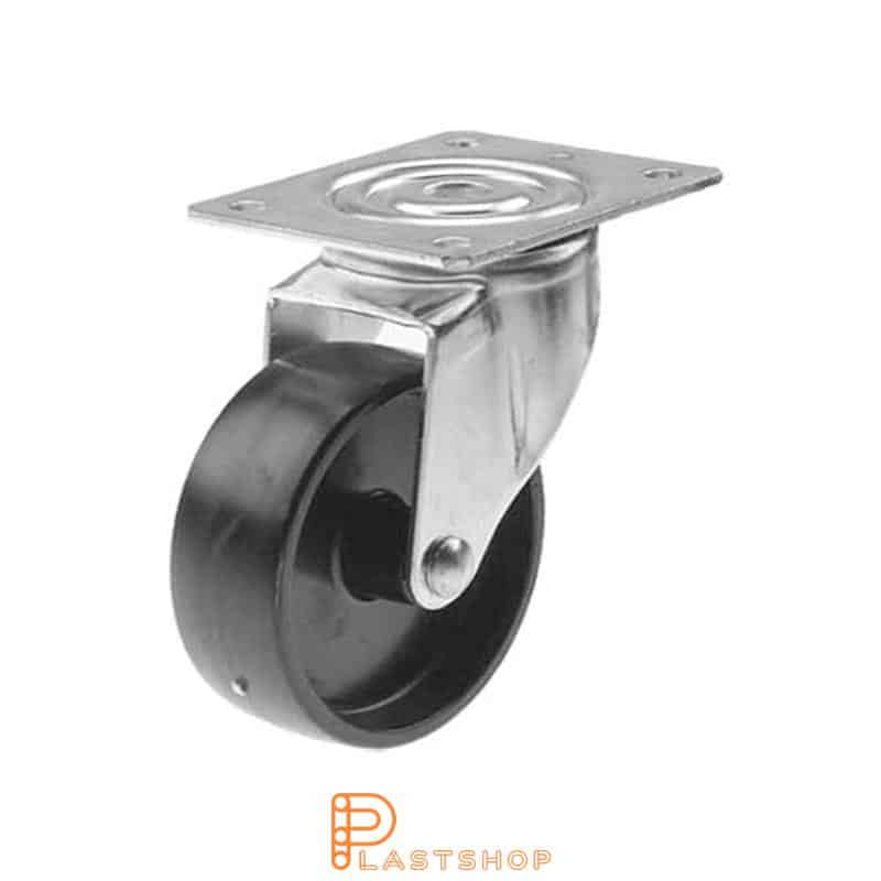 Länkhjul LP PP 100/132, 120 kg, GL, svart bana