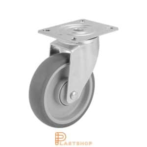 Länkhjul LP PP/TPE 125/157, 100 kg, KL, grå bana