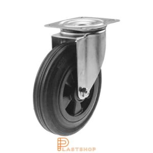 Länkhjul LP PP/Gummi 200/235, 205 kg, RL, svart bana