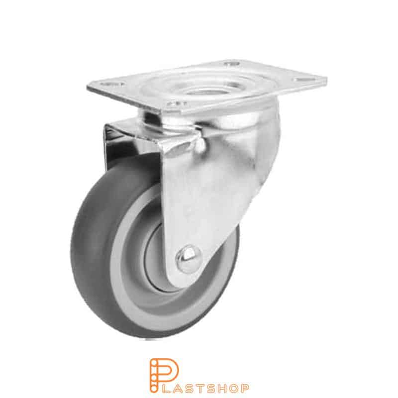 Länkhjul LP PP/TPE 100/132, 100 kg, KL, grå bana