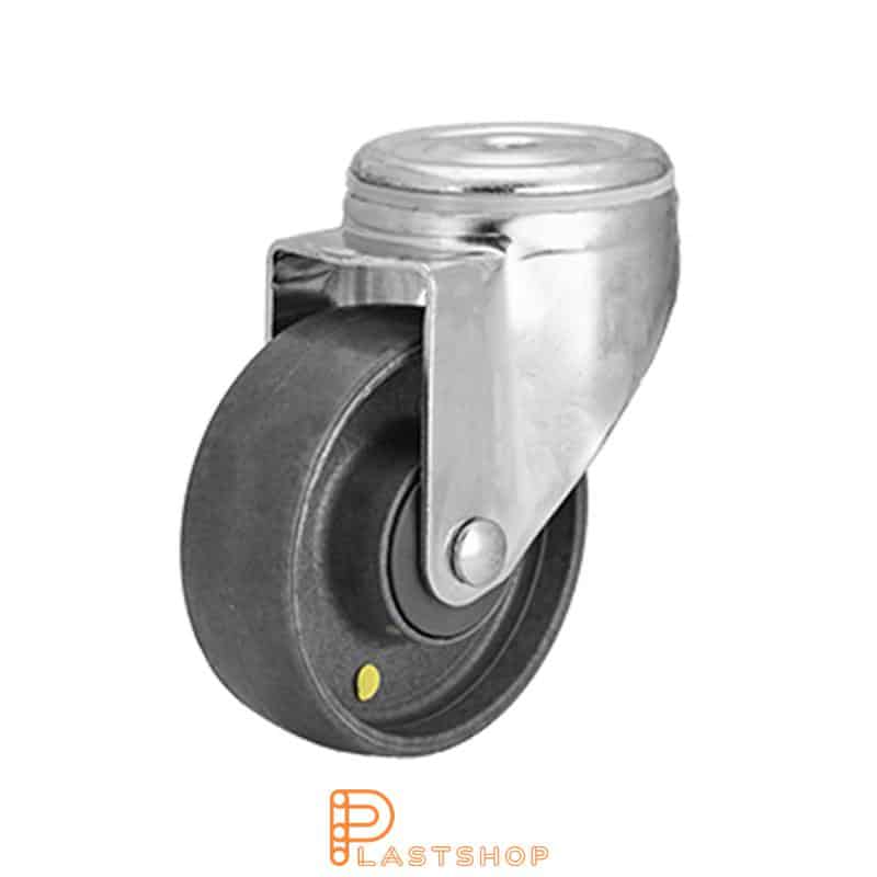 Länkhjul LC-ESD PA6 125/157, 170 kg, KL, grå bana