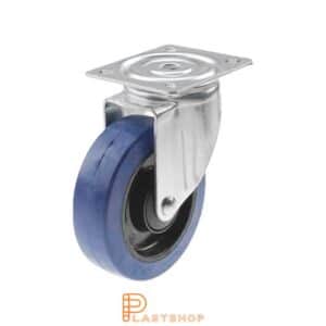 Länkhjul LP PA6/ElastoGum 125/157, 225 kg, KL, blå bana