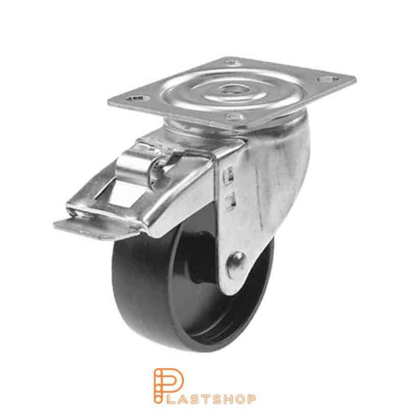 Länkhjul LP PP 125/157, 160 kg, GL, svart bana