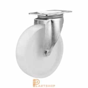 Länkhjul LP PA6 200/235, 400 kg, GL, vit bana