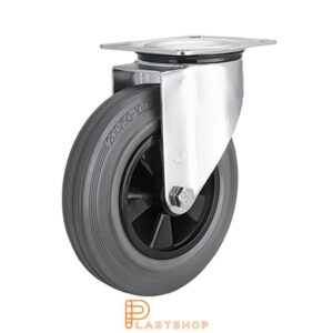 Länkhjul LP PP/Gummi 200/235, 200 kg, RL, grå bana