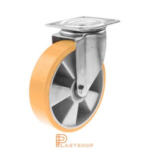 Länkhjul LP ALU/PUR 200/235, 350 kg, KL, orange bana