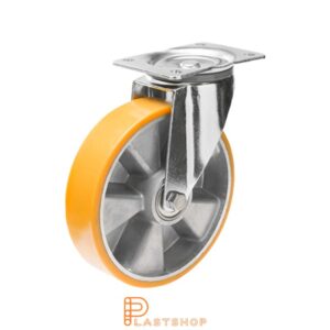 Länkhjul LP ALU/PUR 150/195, 350 kg, DKL, orange bana