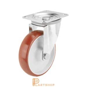 Länkhjul LP-RF PA6/PUR 160/200, 320 kg, GL, röd bana