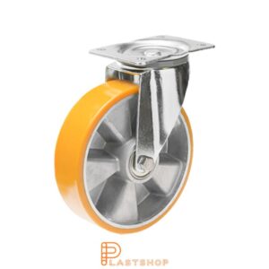 Länkhjul LP ALU/PUR 160/200, 350 kg, DKL, orange bana