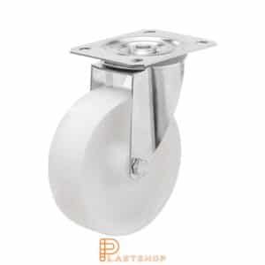 Länkhjul LP-RF PA6 200/240, 400 kg, GL, vit bana