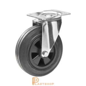 Länkhjul LP PP/Gummi 200/240, 205 kg, RL, svart bana