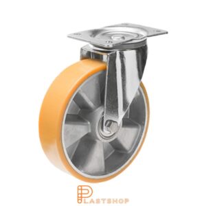 Länkhjul LP ALU/PUR 200/240, 400 kg, DKL, orange bana
