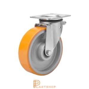 Länkhjul LP GJ/PUR 100/140, 300 kg, DKL, orange bana