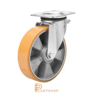 Länkhjul LP ALU/PUR 200/239, 400 kg, DKL, orange bana