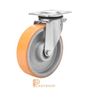 Länkhjul LP GJ/PUR 200/239, 400 kg, DKL, orange bana