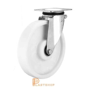 Länkhjul LP PA6 250/290, 400 kg, DKL, vit bana