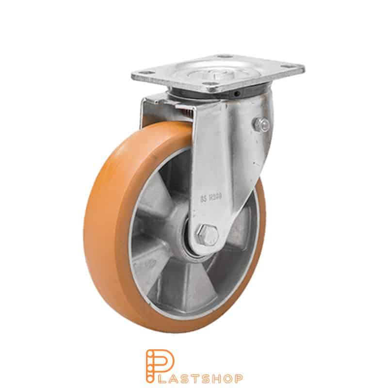 Stötdämpad bygel FP ALU/ElastoPUR 125/164, 450 kg, DKL, brun bana