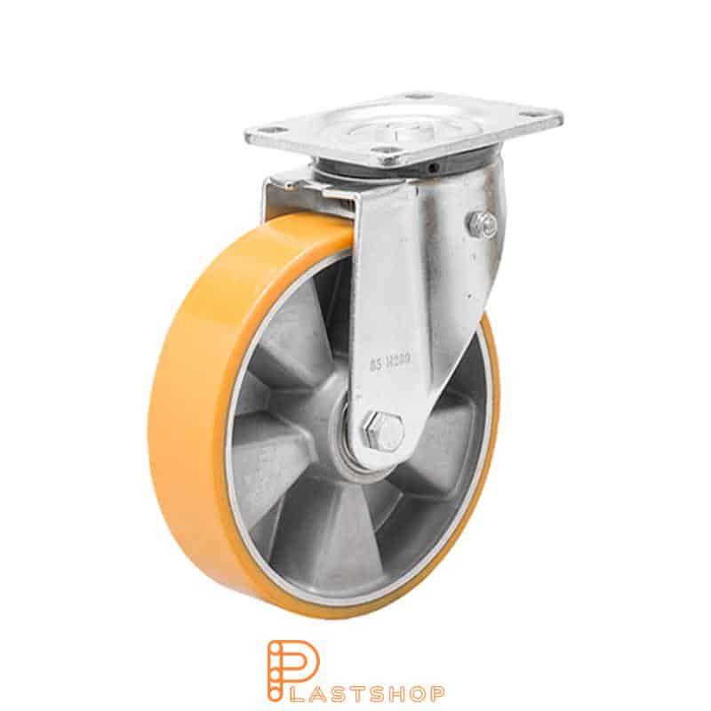 Stötdämpad bygel FP ALU/PUR 150/194, 550 kg, DKL, orange bana