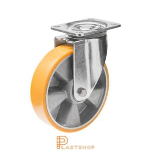 Länkhjul LP ALU/PUR 160/199, 600 kg, DKL, orange bana