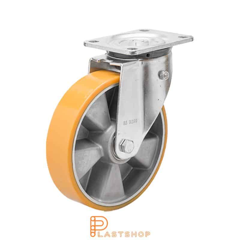 Stötdämpad bygel FP ALU/PUR 160/199, 600 kg, DKL, orange bana
