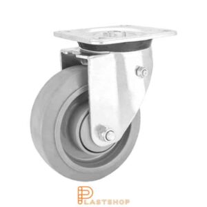 Stötdämpad bygel FP PA6/ElastoGum 160/199, 350 kg, DKL, grå bana