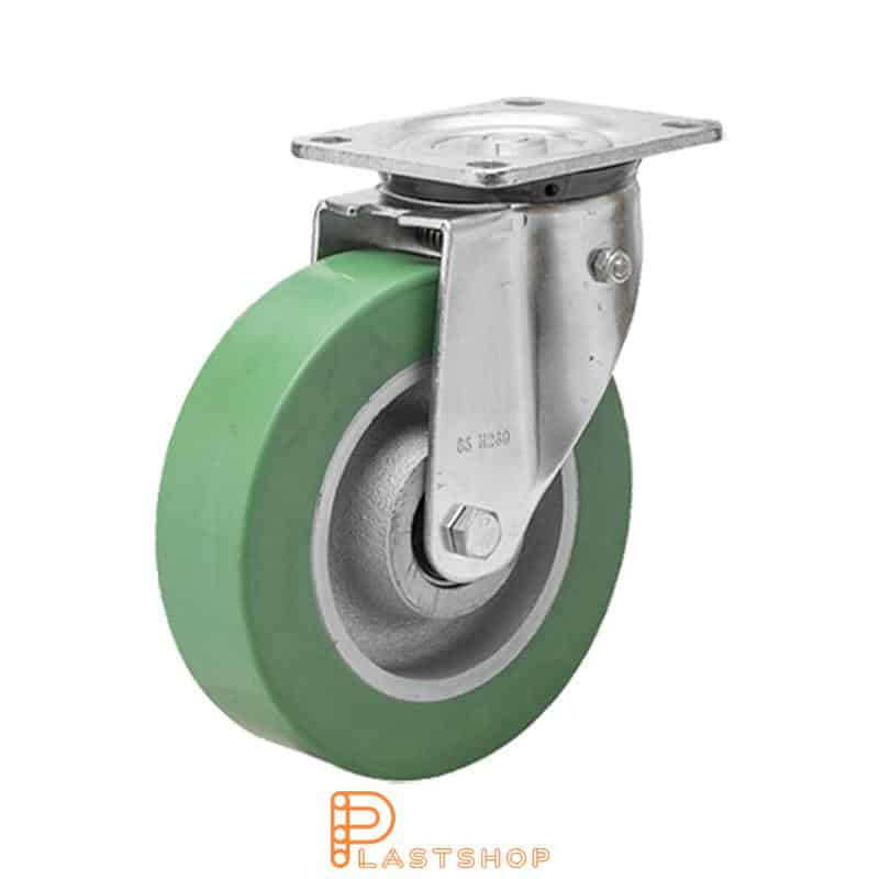 Stötdämpad bygel FP GJ/ElastoPUR 200/239, 700 kg, DKL, grön bana