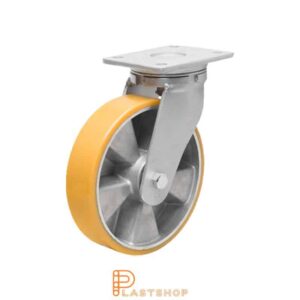 Länkhjul LP ALU/PUR 100/145, 400 kg, DKL, orange bana