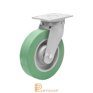 Länkhjul LP GJ/ElastoPUR 125/170, 350 kg, DKL, grön bana