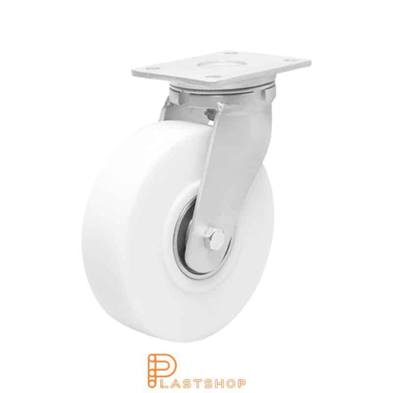 Länkhjul LP PA6 G 150/200, 1500 kg, DKL, vit bana